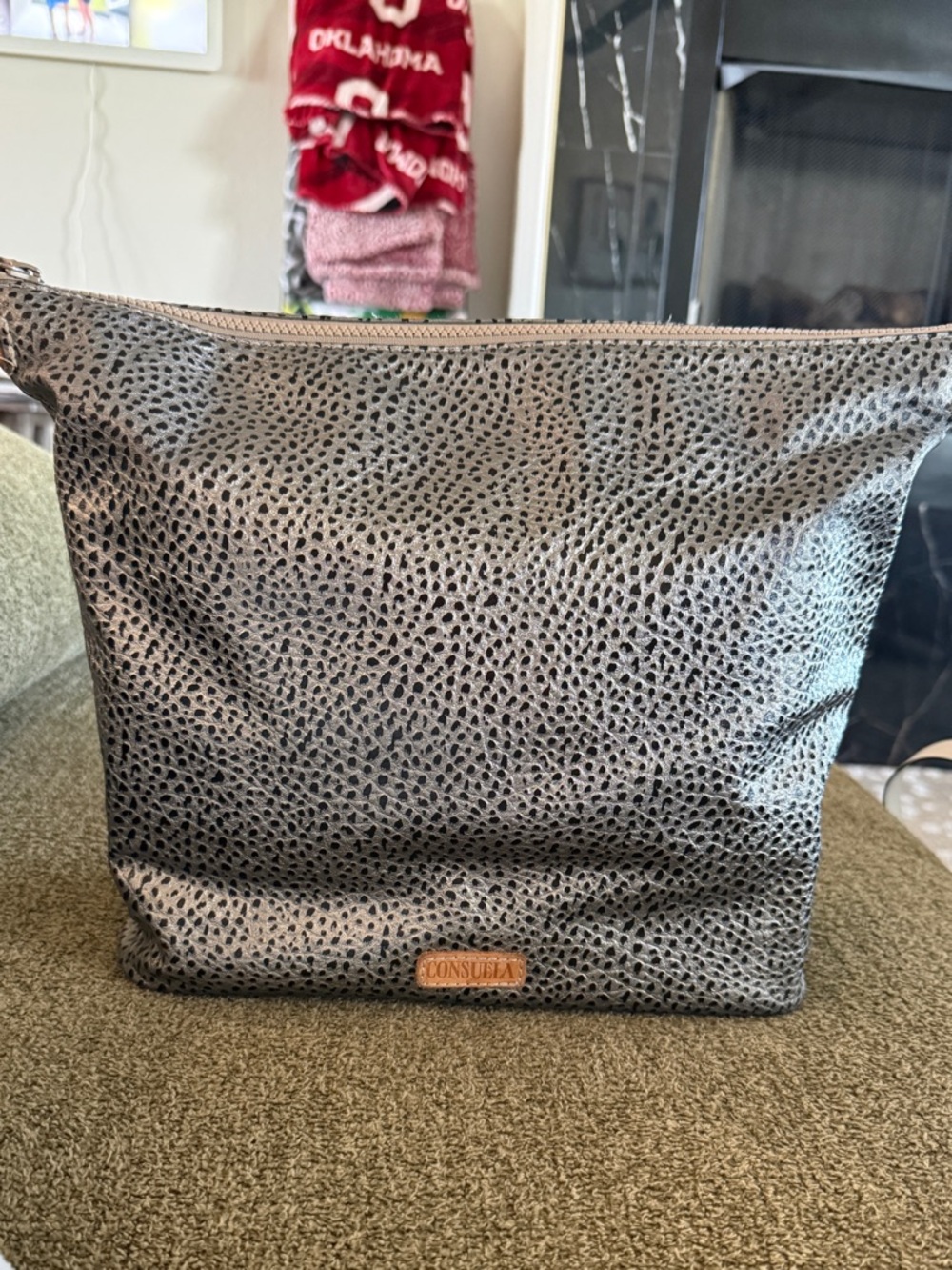 Consuela Silver Textured Tommy HoBo
